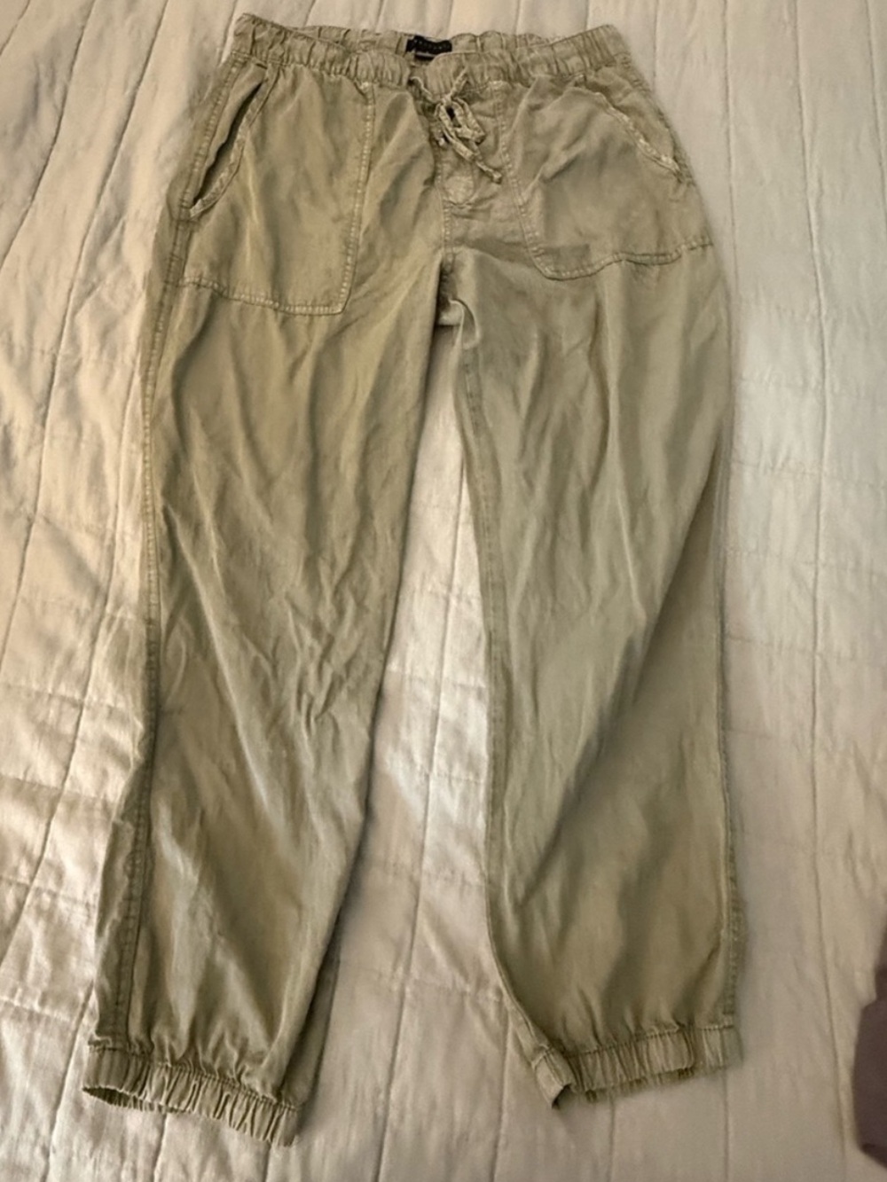 Anthro Sanctuary Olive Joggers
